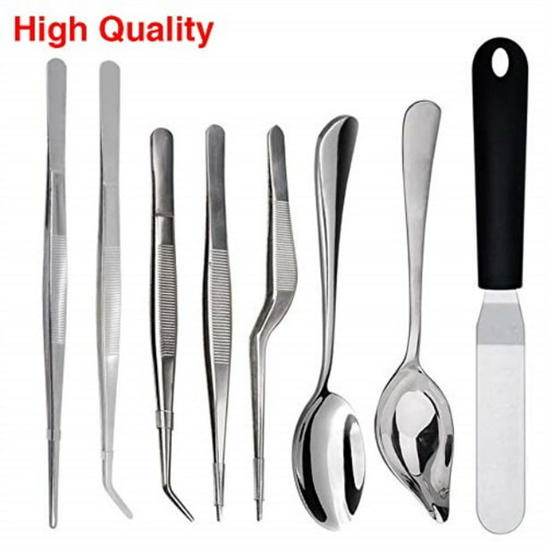 Commercial Plate Decoration Spoon Chef Plating Serving Spoon Stainless Steel Kit